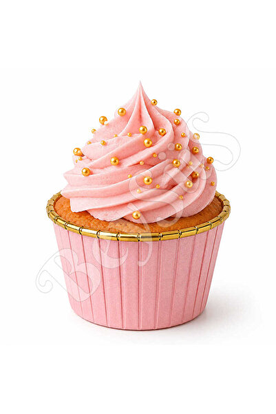 BeySüS Muffin Mold 25Pcs Pink
