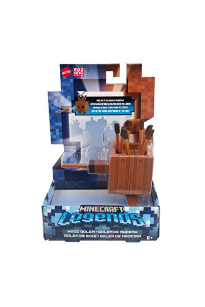 mattel Minecraft Legends – Figurina de Lupta GOLEM DE LEMN Wood Golem