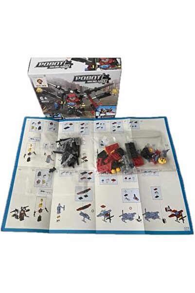 Yıldızan Albemo Robot and Vehicle Building Toy Set of 2 Toys 50 Pieces 888483