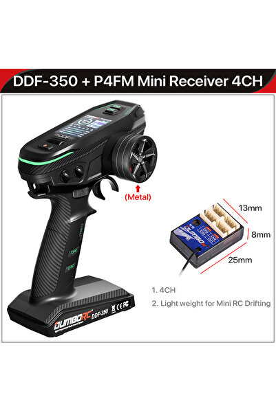 Choice3 جهاز تحكم عن بعد لاسلكي رقمي M2 RC-P4FM DUMBORC بتردد 2.4 جيجاهرتز و1...
