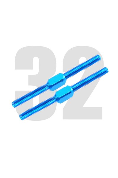 Choice3 54249 طقم مشدات معدنية 3x32 مم قطعتين، وقضيب ربط قابل للتعديل 3x18 23...