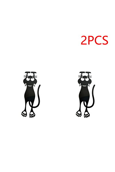 choice2 2pcs 1/2/5/pcs of acrylic hollow bookmarks, creative hollow black kit...