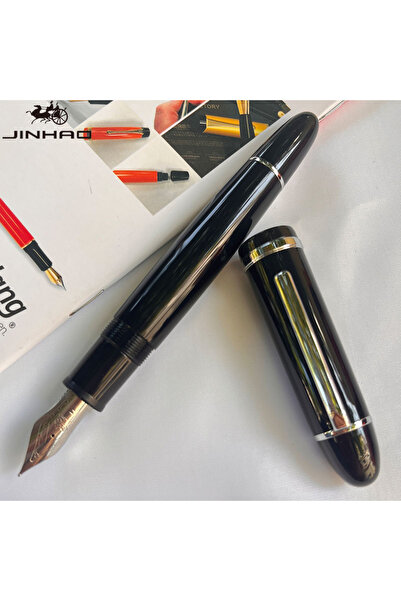 Choice17 قلم حبر فضي اللون من JINHAO X159، مجموعة احترافية تذكارية، قلم حبر ث...