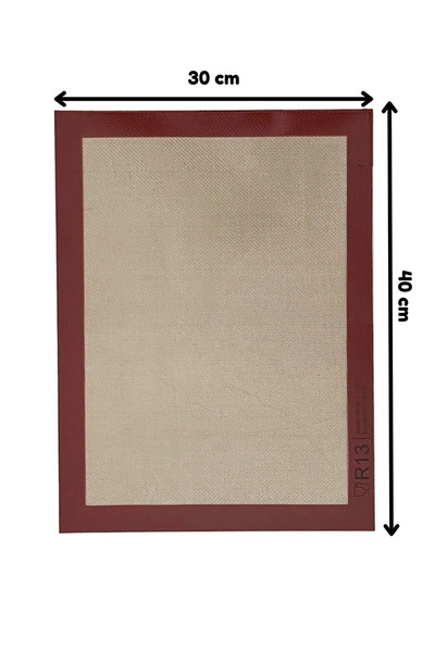 Kittiwake Home Life White Silicone Dough Rolling Mat 45X65 cm + Heat-Resistant Baking Mat 30X40 cm