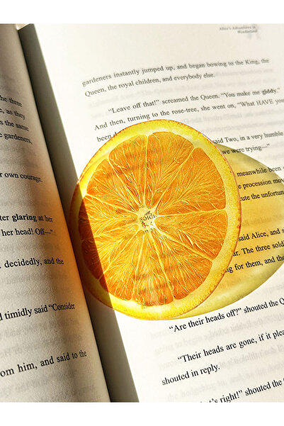 Choice12 فاصل كتب شفاف جديد بتصميم فريد على شكل عنب وطماطم، ذو ملمس فاخر للقر...