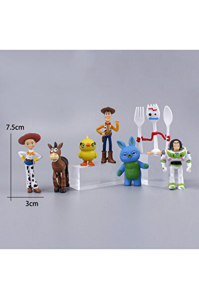 Choice Bandai 7pcs Hot Toy Story 4 Action Figures Toys Woody Jessie Buzz Ligh...