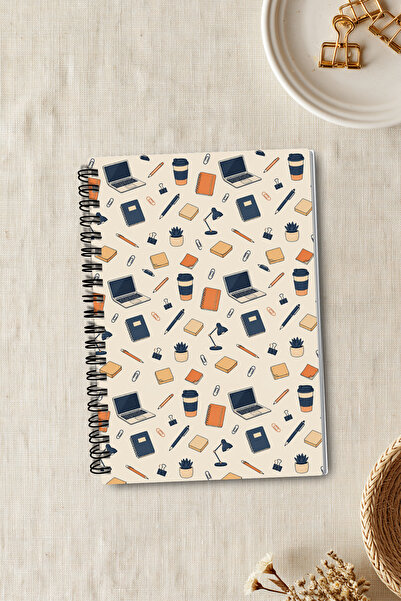 giftkonsept Home Office and Work Space Themed Modern A5 50 Sheets 100 Pages S...
