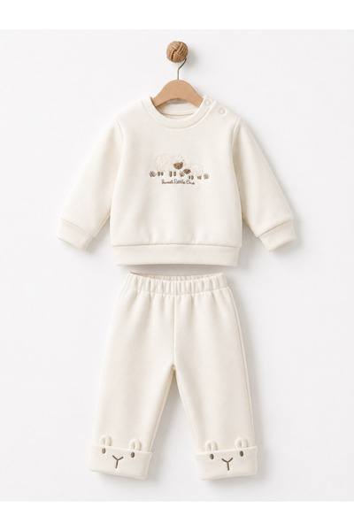 BabyCosy Organic Wear 100% Organic Cotton Unisex Baby Top and Bottom Set with...