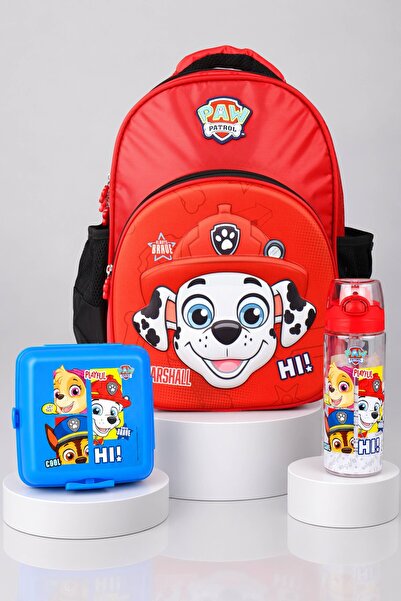 PAW PATROL X Dekomus Licensed Marshall 40 cm Large Size School Bag, Lunch Box...
