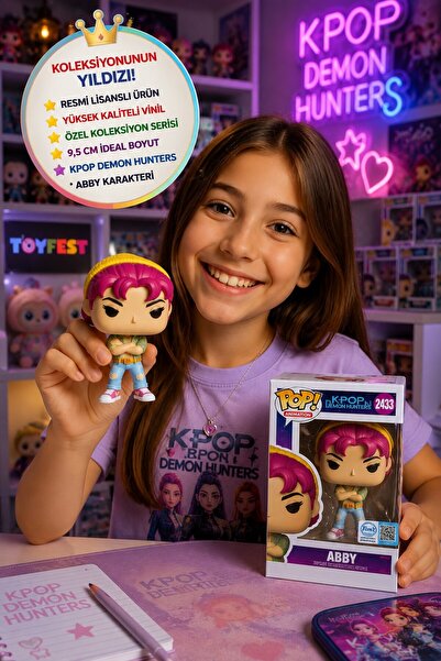 TOYFEST FUNKO Pop! Animasyon: Kpop Demon Hunters - Abby - Koleksiyon Vinil Fi...