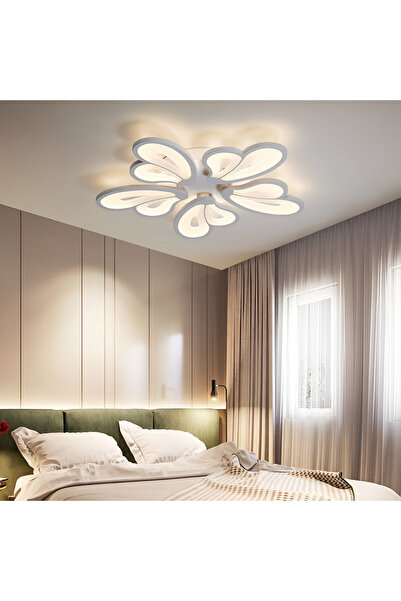 DIGITAL Merchandise Lustra LED cu telecomanda BLOSSOM 95W, 5 Petale, lumina R...