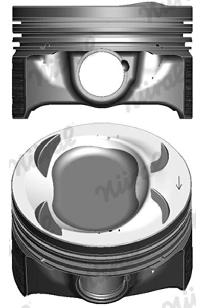 NÜRAL Piston 87-433900-10 Audi A1 Seat Alhambra/Ibiza 4 Skoda Fabia 2 Vw Beet...