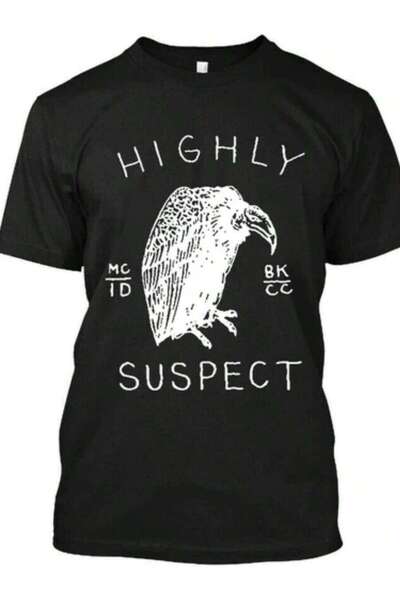 2BIR NEW! Popular Highly Suspect Music Graphic Vintage T-Shirt Size S-4XL