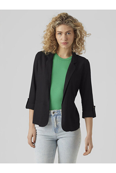 Vero Moda Womens Lapel Collar 3/4 Sleeve Blazer