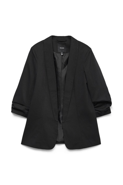 Vero Moda Womens Lapel Collar 3/4 Sleeve Blazer