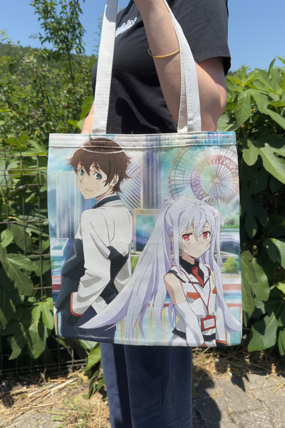 ZipZap Plastic Memories V2 Summer Winter Double-Sided Canvas Print Tote Bag A...