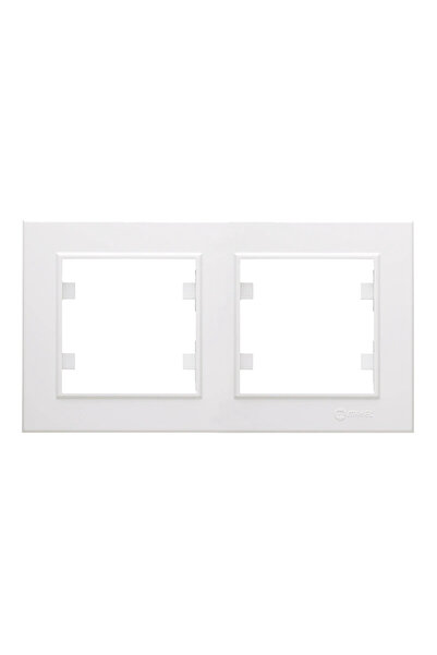 Generic Brand 1 Piece Makel Karea White Double Frame