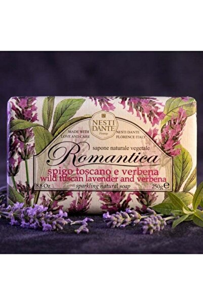 Nesti Dante Romantica wild tuscan lavender & verbena soap 250 gm- Luxury Ital...
