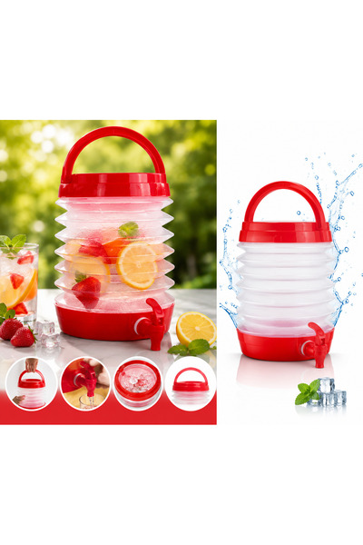Orient Katlanabilir Akordiyonlu Su Sebili Musluklu Körüklü 5.5 Litre Taşıma S...