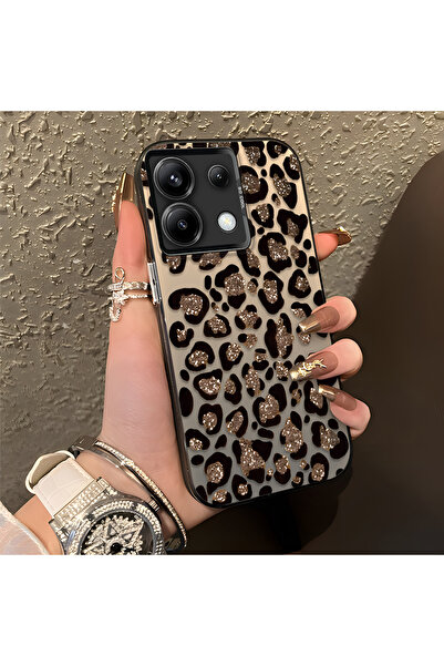CASEVIBE Redmi Note 13 Pro 5G Uyumlu Leopar desenli şık darbeye dayanıklı telefon kılıfı