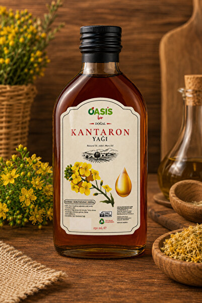 Sarı Kantaron Yağı Saf 200ml Cam Şişe