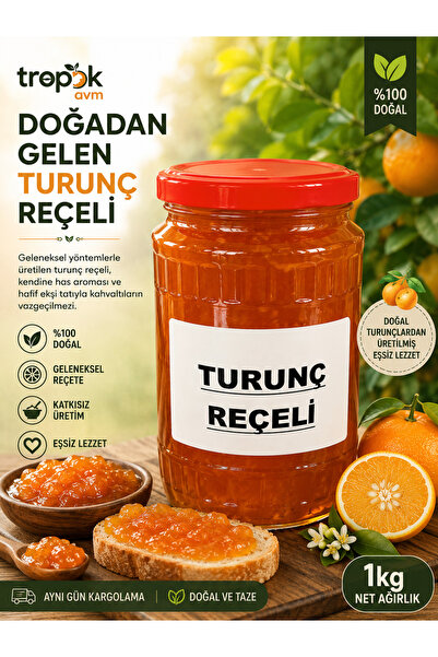 Doğal Odun Ateşinde Turunç Reçeli (1kg)