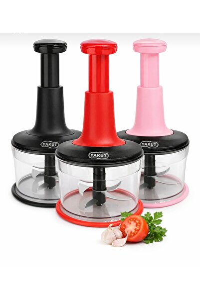 Basmalı Manuel El Rondosu Sebze ve Meyve Doğrayıcı Pratik Mutfak Robotu 900 ml