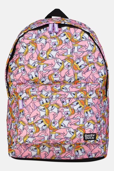 Disney Mickey And Friends Kids Girl Allover Print Backpack, Multicolor