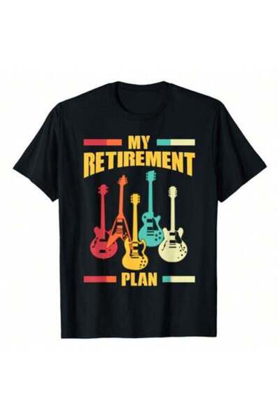 Astogria13 تي شيرت My Retirement Plan Electric Guitar Musical String Instrume...