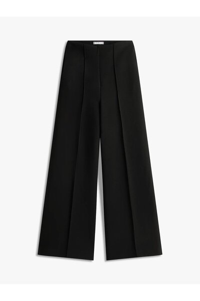 Tommy Hilfiger Th Ww0ww48406 Punto Wıde Leg Kadın Pantolon