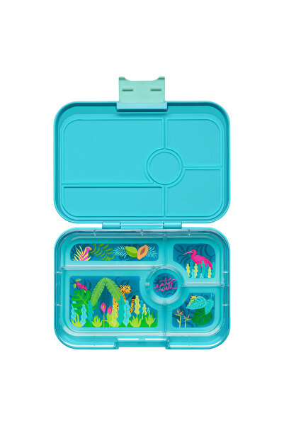 YumBox - Jungle Tapas 5 Compartments Lunch Box - Antibes Blue