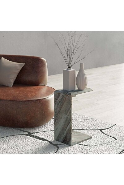 Roots Furniture طاولة إنيد ماربل سي رمادية اللون