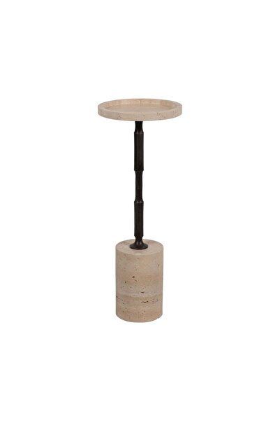 Sagebrook Home 24" Comino Short Travertine Table, Kd