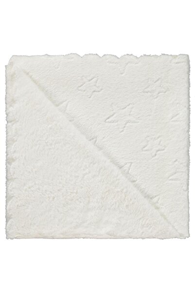 Civil Baby Star Patterned 90X90 cm Blanket - White