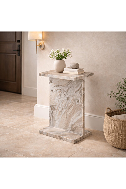 Roots Furniture Plerre Marble Side Table
