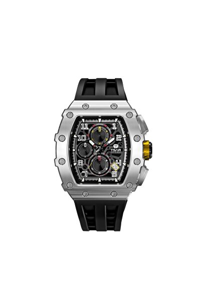 Tsar Bomba Men's Silicone Analog Watch TB8204Q-13 - 43.5x50.5 mm