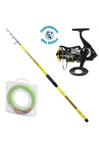 Remixon Arma 420 CM 250 GR Surf Kamış - Monster7000 Surf Makina - Surf Olta Seti
