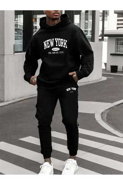 EFFRENATU Unisex Character Hooded Sweatshirt Set - Face and All-Over Surface ...