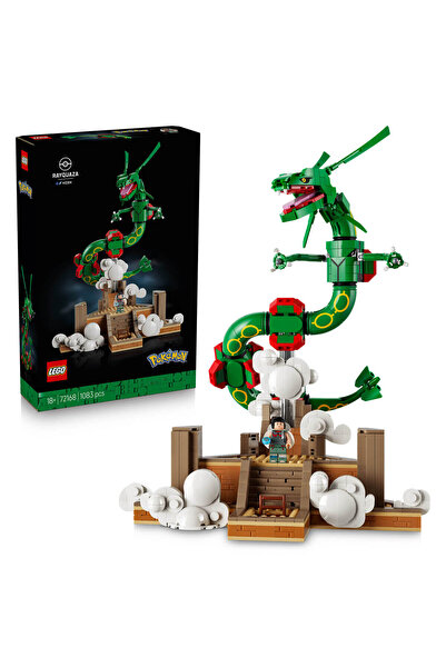 LEGO Pokémon Rayquaza 72168 - Yetişkinler için Koleksiyonluk Video Oyunu Mode...