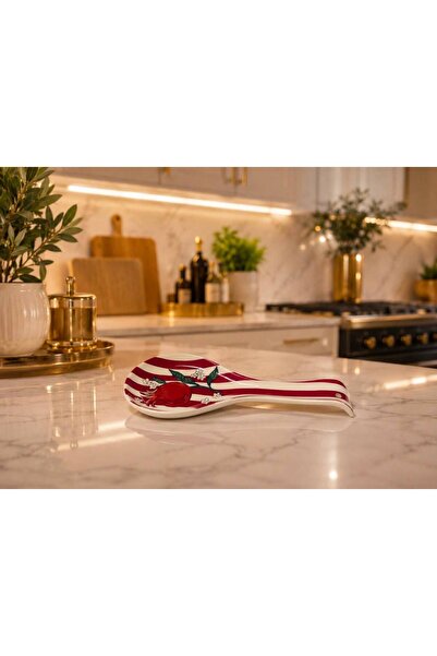 Santara Acar Narli Series Porcelain Spoon Holder