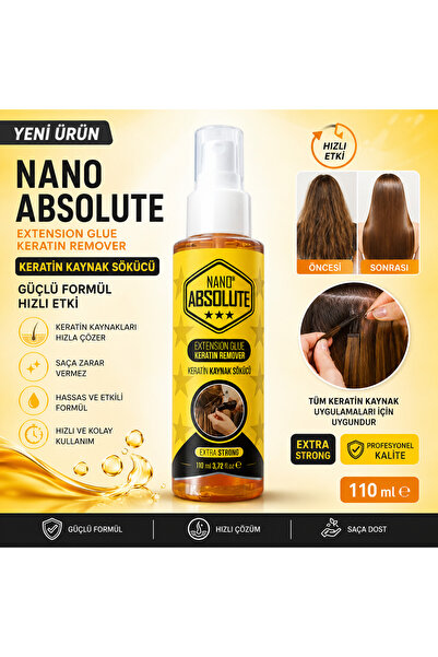 Genel Markalar Nano Absolute Keratin Kaynak Sökücü Extra Strong 110 ml – Kera...