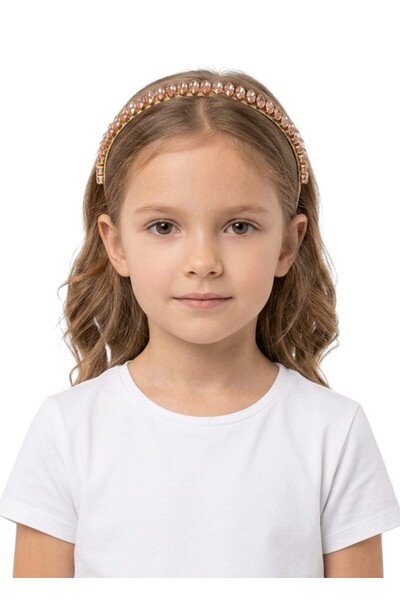 Bidani - Slim Rhinestone Headband-Multicolor