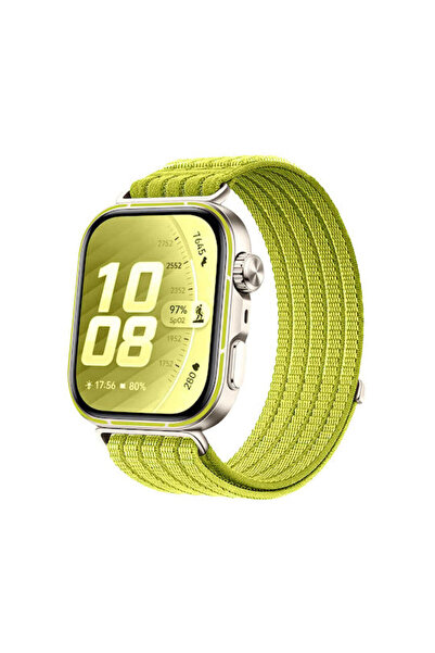 Techsuit Υφασμάτινο Λουράκι Πράσινο (Huawei Watch Fit 5)