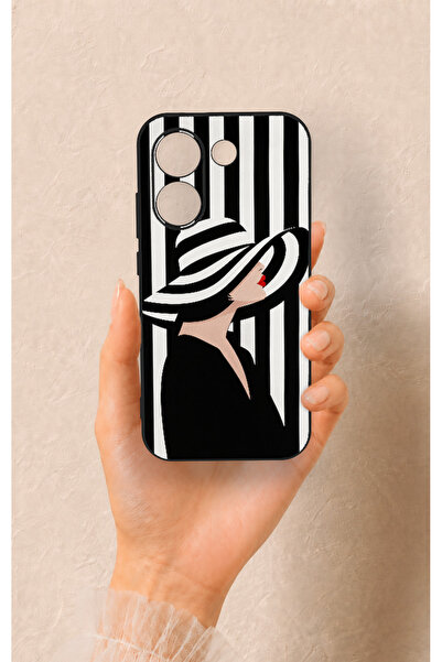 Vip Case Poco X8 Pro Uyumlu Madam Marica Desenli Silikon Kılıf