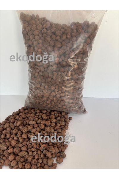 Ekodoğa İthal Kil bilyesi 8-16 mm 10 lt Genleştirilmiş Doğal Kil Bilyesi (Hid...