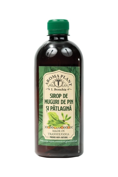 Aroma Plant Sirop Muguri de pin si Patlagina, 500ml