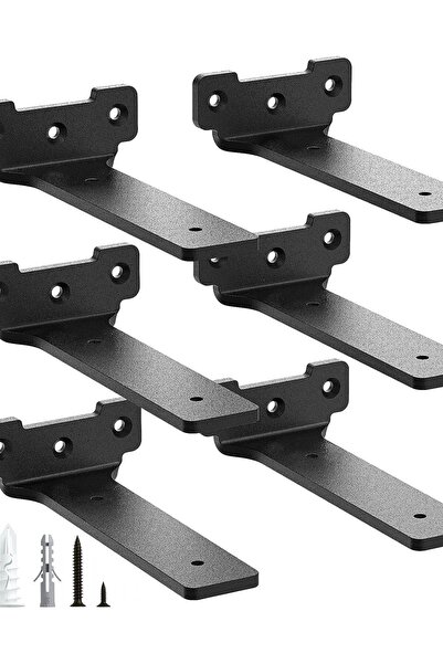 OEM Suporturi pentru rafturi, metalice, rezistente, pentru 70 kg, pachet de 6...