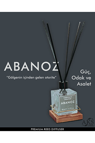 AKS TASARIM ABANOZ - PREMIUM REED DIFFUSER / ODA KOKUSU (50 ml.)
