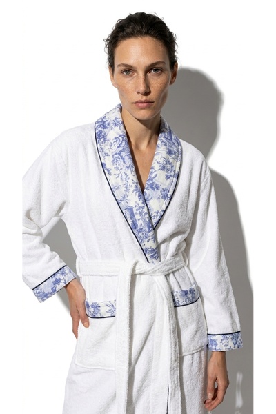 Minteks After Bath Toile Country Women's Bathrobe