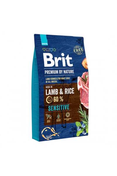 Brit Premium by Nature Hrană uscată pentru câini cu miel, pentru animale sens...